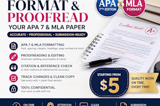 format your apa 7 and mla paper