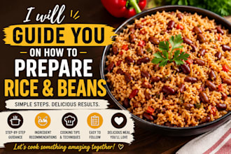 guide you on how to prepare rice and beans