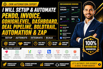 setup pendo invoice gohighlevel dashboard deal pipeline boldtrail automation zap