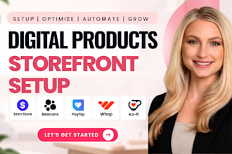 setup stan store, beacons, payhip, whop, kofi, stan store marketing email flows