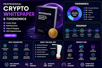 write a professional crypto whitepaper and tokenomics