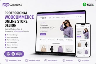 build a responsive woocommerce online store