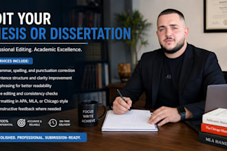 expertly edit your thesis or dissertation
