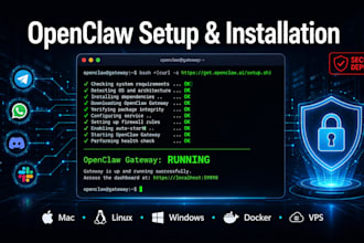 install openclaw, clawdbot, moltbot ai agent with docker, vps, n8n automation