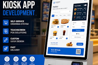 develop android kiosk app custom self service kiosk software restaurant pos app