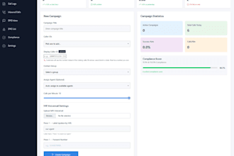 set up a custom IP calling voip auto dialer saas for bulkvs and sip trunk