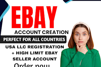 create verified ebay seller account, open ebay account from unsupported country