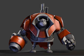3d game character, textured, optimized, rigged