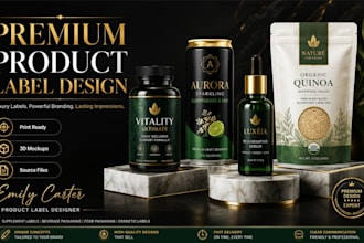 design product label packaging design product label