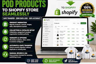migrate printify printful gelato pod products to shopify store seamlessly