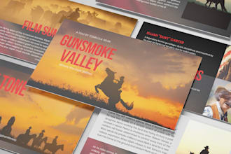 design film pitch deck, movie pitch deck tv web series, music dj epk pitch deck