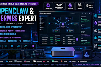 install openclaw hermes mac mini bot multi agent dashboard obsidian developer