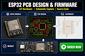 do esp32 pcb design and custom iot hardware schematics