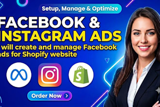 setup and manage shopify meta ads campaign for sales