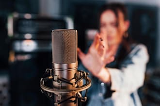 provide professional and expressive tamil voice over recordings