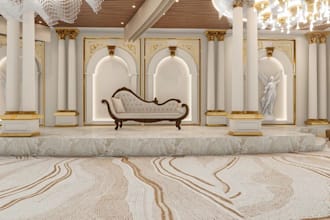 design 3d event center interior exterior weding decor auditorium conference hall
