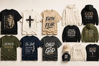 design custom unique christian t shirt for any purpose brand event or ministry