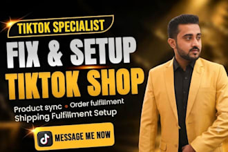 set up tiktok shop, approve tiktok shop category, and fix tiktok shop violations