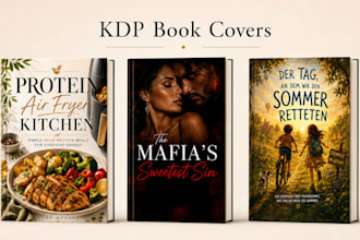 design a professional amazon KDP book cover