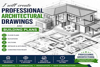 create professional architectural drawings and building plans