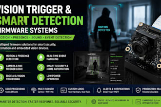 develop vision trigger motion detection firmware edge ai security systems