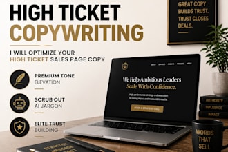 optimize your high ticket sales page copy