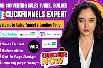 do sales funnel landing page in clickfunnels, systemeio, gohighlevel, thrivecart