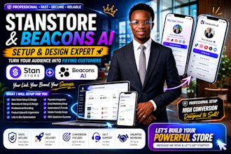 do stan store setup, beacons ai store setup, stan store marketing and promotion