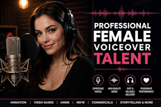 record erotic female voiceover for your nsfw friendly sfw lgbtq erotic scriptsg