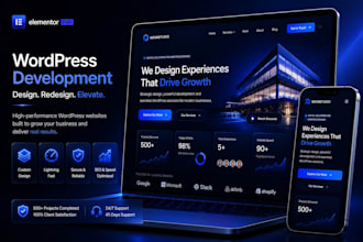 design premium wordpress website