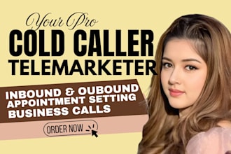 do telemarketing, b2b cold mailing, and virtual assistant