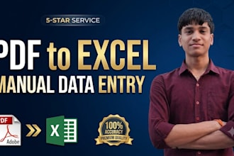 convert PDF to excel and images