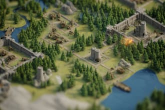 design professional 2d 3d game concept art and immersive environments