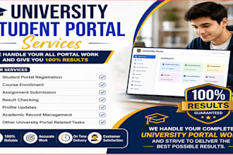 do australian university student portal work professionally