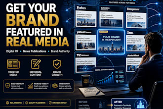 get your brand featured on real news websites