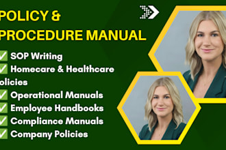 write compliance policy and procedure manual for your home care and healthcare