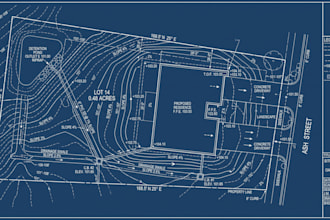 design site grading plan using autocad, erosion plan, site plan, utility plan