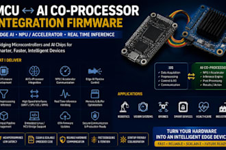 develop mcu ai co processor firmware edge ai npu accelerator integration