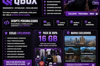 create fivem server for you and i have qbox server readdy