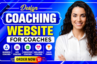 design coaching website for business life executive and wellness coaches funnel