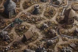 design custom medieval battle maps and fantasy world maps for dnd