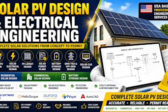 ca tx fl ny solar panel electrical system pv layout design