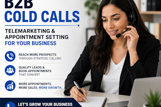 b2b cold calls, telemarketing cold calling and appointment setting for business