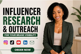 do influencer research and influencer outreach for your brand visibility