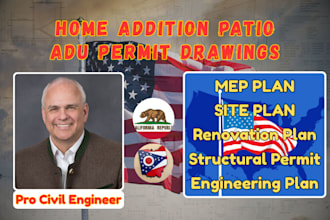 do city permit plan, home addition patio addition, deck permit, adu permit plans