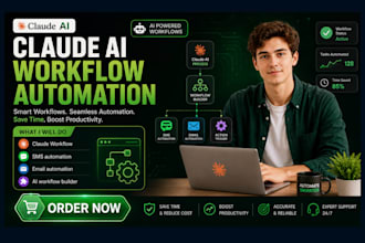 create claude ai workflow automation email sms notification trigger ai agent