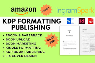 amazon kdp book publishing book formatting kindle ebook marketing sales funnel