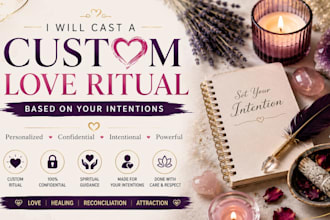 cast a custom love ritual based on your intentions