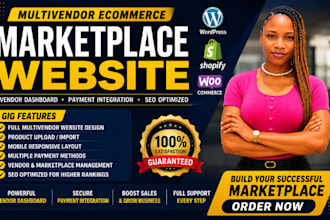 setup multi vendor ecommerce marketplace website on wordpress shopify dokan wcfm