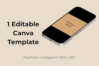 design 3 aesthetic canva ig post templates